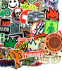 Skateboard Sticker - Real Life, True Hearts