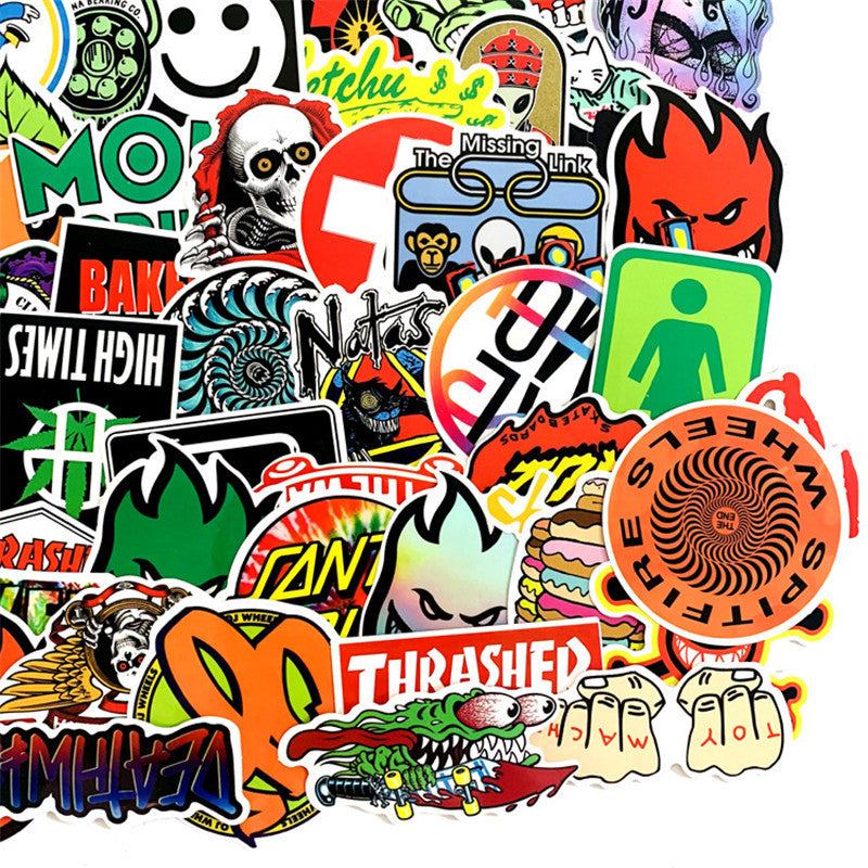 Skateboard Sticker - Real Life, True Hearts