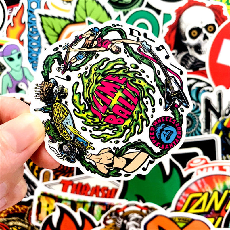 Skateboard Sticker - Real Life, True Hearts