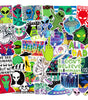 Alien Skateboard Sticker - Real Life, True Hearts