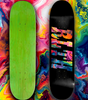 High-performance skateboard featuring a lightweight bamboo-carbon hybrid core, engineered for more pop, durability and control. super affordable skateboard deck.